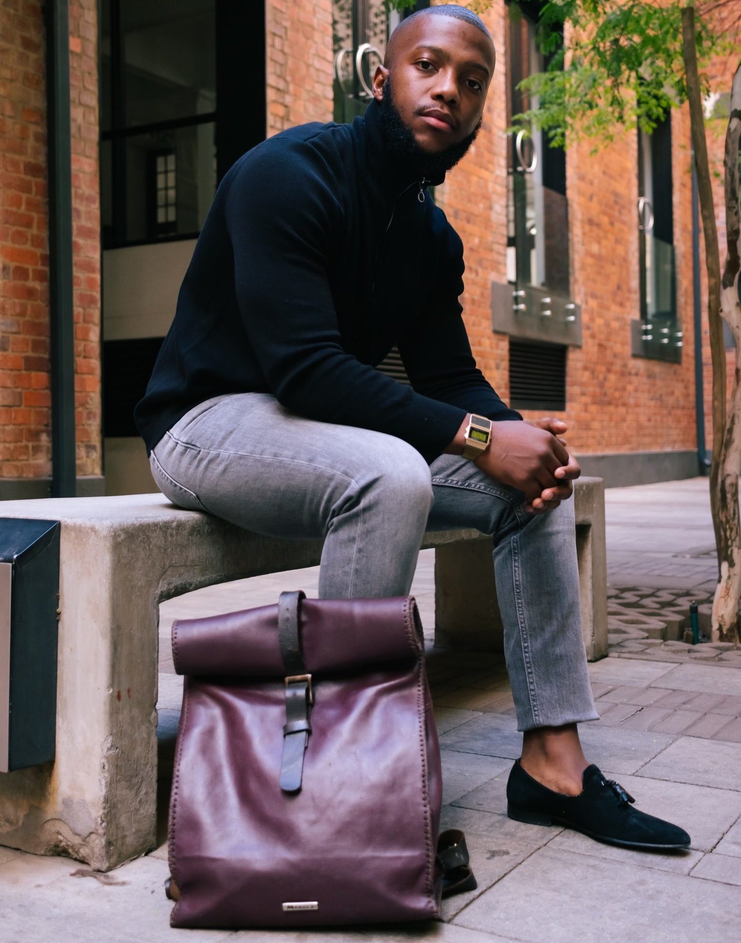 Itumeleng rollup backpack