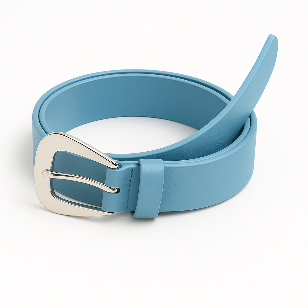 Asymmetrical buckle belt