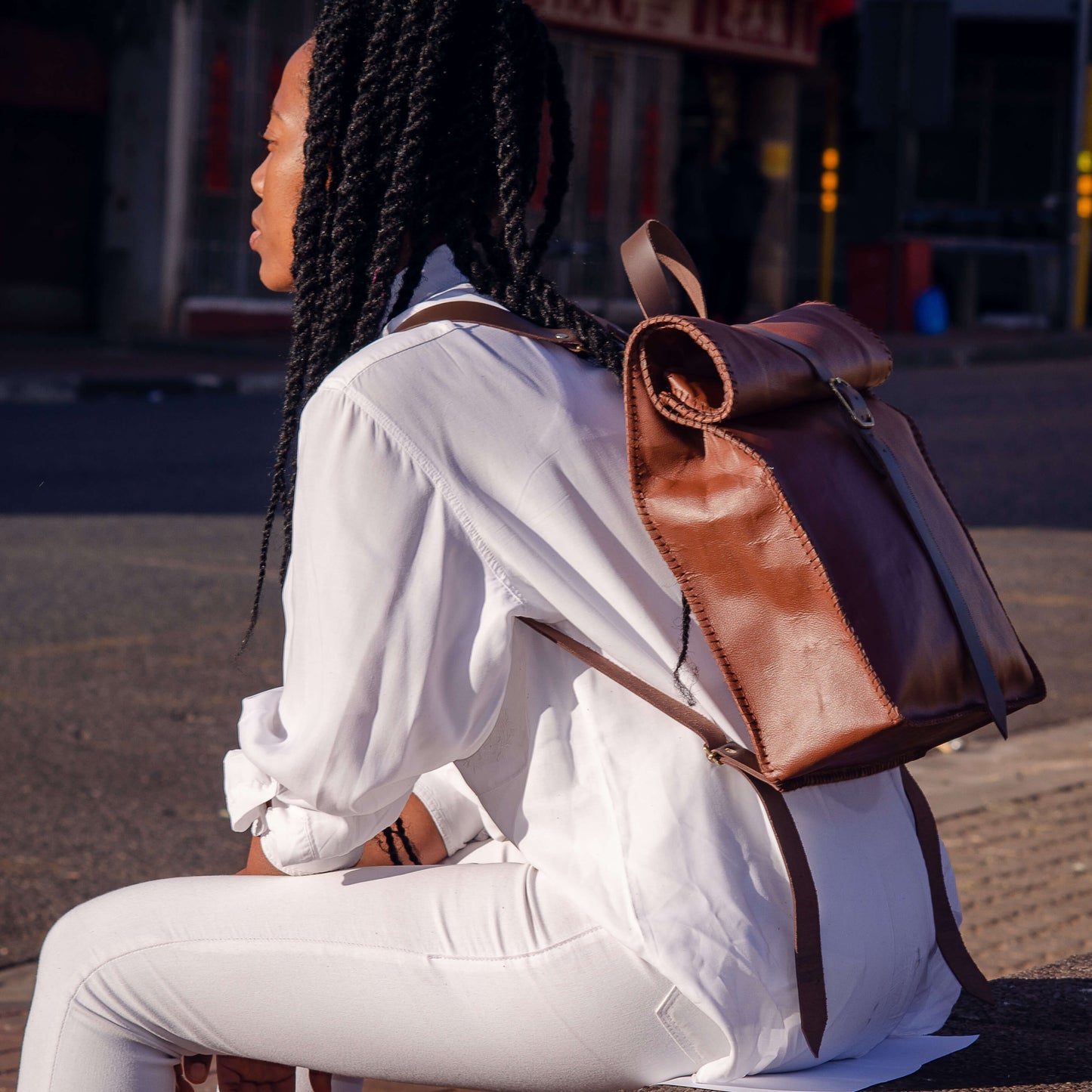 Itumeleng rollup backpack