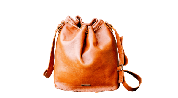 Mebala Buhle bucket bag genuine leather butterscotch brown