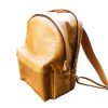 Mebala bags Setsa backpack genuine leather full grain mustard