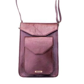 Mebala bags Sipho satchel genuine leather full grain dark brown
