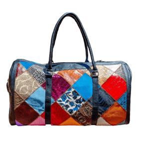Mebala leather bags Kea duffle bag leather mosaic